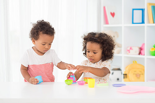 Kids playing together